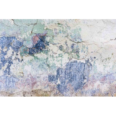 DIMEX ART Флизелинов фототапет мръсносиня стена 375 x 250 см