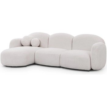 ROPEZ Кремав ъглов диван от букле (ляв ъгъл) Orbit - Ropez (Orbit A+OT+1,5+1,5+A Quelle 01 Standard)