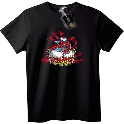 NOONEBRAND Тениска Котел коктейл - 6XL, Black