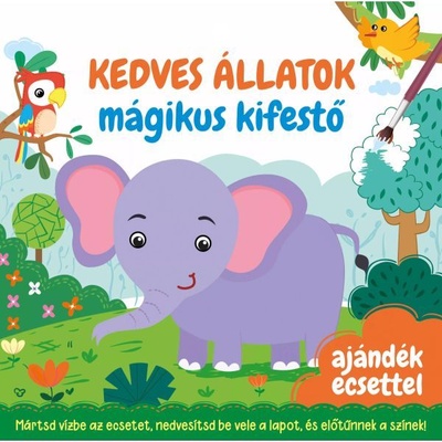 Szalay Könyvek Вълшебна книжка за оцветяване с четка (9789636520519)