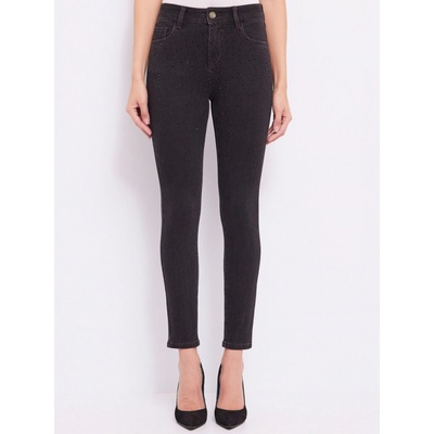 Gaudi Skinny Rhinestones Black