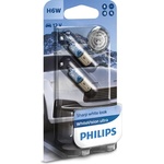 Philips Крушка, мигач PHILIPS H6W, 12V, 6W, 3100K, 125lm, 2 бр