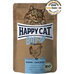 Happy Cat Organic Chicken - паучове за котки, с Био пилешко месо, 85 гр, Германия - 70486
