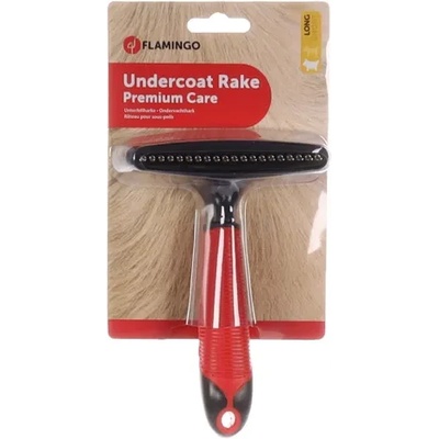 Flamingo Perfect Care Curry Comb Medium - Гребен , еднореден с въртящи се зъби за кучета, 16/11 см