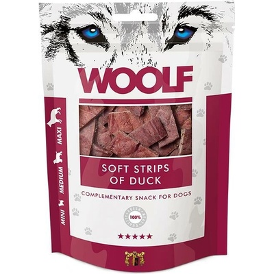 Woolf Dog Soft Srips Of Duck 100 g