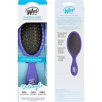 Wet Brush Custom Care Thin Hair Detangler Четка за коса Purple