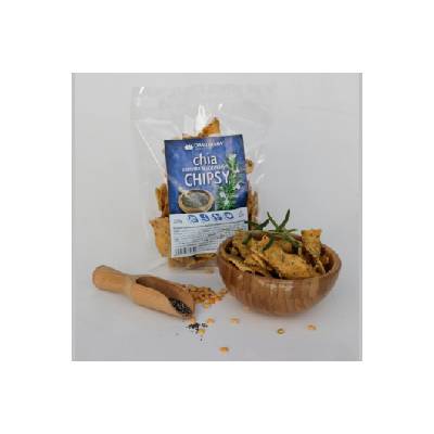 Chipsy - chia semínka a rozmarýn -VEGAN - Damodara 100g