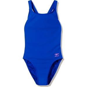Speedo Дамски бански костюм Speedo Women's Female Solid Leaderback Swimsuit - Calm Cobalt - размер 46 (EU) (150-6744-0117)