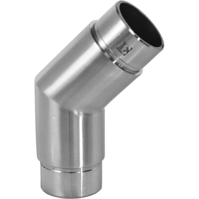 Spojka rohová 45° na trubku ø 42,4 mm, brúsená AISI 316