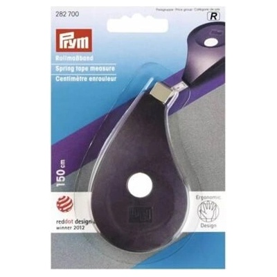 Krejčovský metr 150cm samonavíjecí - ergonomický - PRYM
