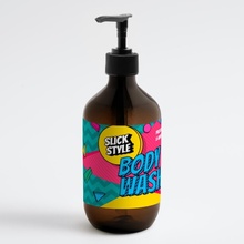 Slickstyle Body Wash Patchouli & Amber Vanilla mycí gel na tělo 490 ml