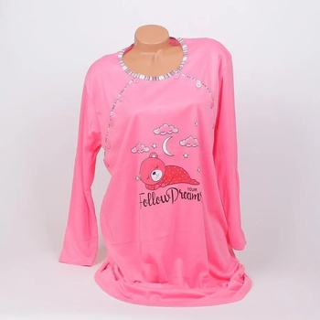 Image 1 of Макси нощница за кърмачки в розово с мече