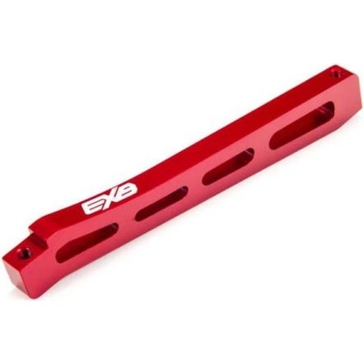 Arrma предна централна шаси 118mm, алуминий, червена