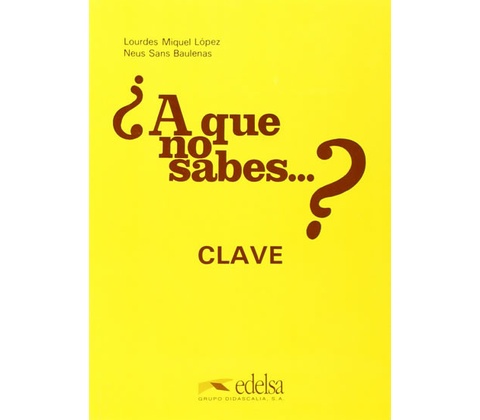 A que no Sabes...? Clave