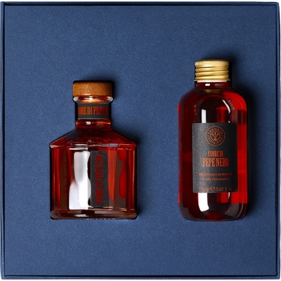 Erbario Toscano Cuore di Pepe Nero Dárková sada difuzér 250 ml + náplň 150 ml