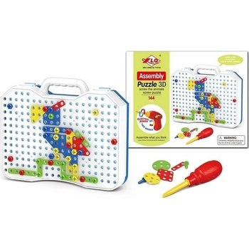 MADE Puzzle 3D na skrutkovanie 144 ks