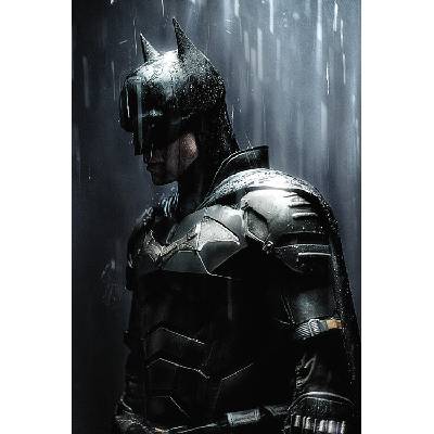 Plagát, Obraz - The Batman 2022 Grey, 80 × 120 cm