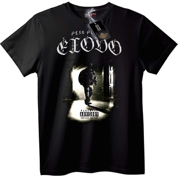NOONEBRAND Тениска Peso Pluma Célovo - XS, Black