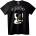 NOONEBRAND Тениска Peso Pluma Célovo - XS, Black
