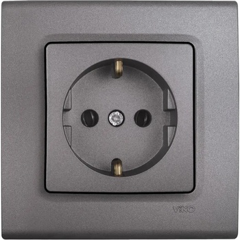 VIKO КОНТАКТ ШУКО СИВ VIKO BY PANASONIC Linnera Life (8681224867413)