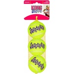 KONG Kong SqueakAir M пищяща топка, 3 бр. , 6 см