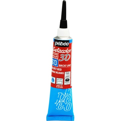 Pébéo Setacolor 3D Brod´line 20 ml 613 velvet red