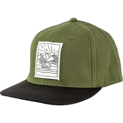 Meatfly Tyler Snapback Sunny Olive Black Černá