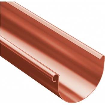 Gutta Aqua Plastový odkvapový žľab 3000 mm 125 mm tehlovo červená