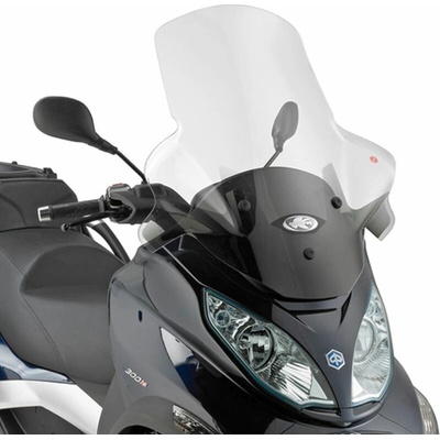 KAPPA plexi štít PIAGGIO MP3 300 SPORT 08-17, MP3 500 BUSINESS 08-17, MP3 300/500 BUSINESS/SPORT 12-17 (75 X 65cm) průhledný – Zbozi.Blesk.cz