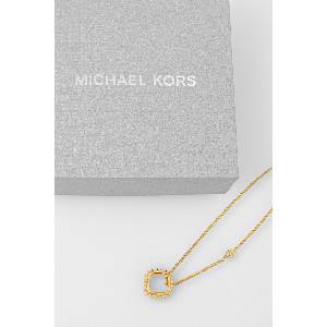 Michael Kors колие с висулка дамско от позлатен модел с циркон (MKJ8609710)