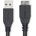 Nedis CCGL61500BK20 Кабел USB3.2 - micro-B (micro B), 5 Gbps, 2 m, (USB3.1, USB3.0, USB2.0) (CCGL61500BK20)