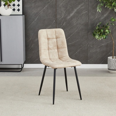 Autronic CT-281 CRM3 krémová látka nohy černý kov