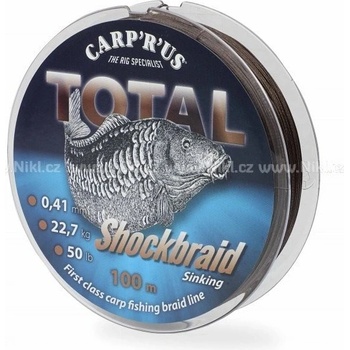 Carp´R´Us šňůra Total Shockbraid 100m 0,30mm 13,61kg