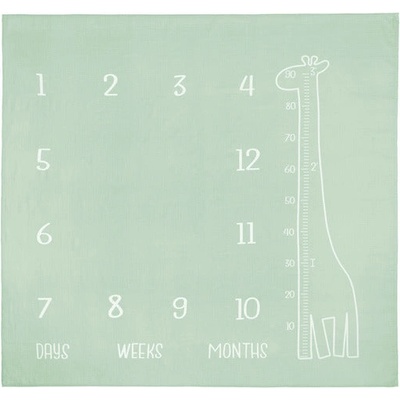 Sensillo Муселинова Фотоподложка Giraffe Mint 120x120см (SILLO-8750)