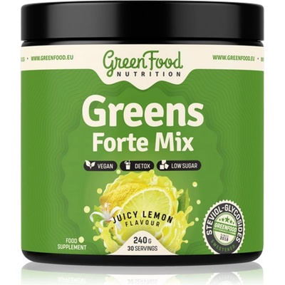 GreenFood Nutrition Greens Forte Mix Juicy Lemon 240 g