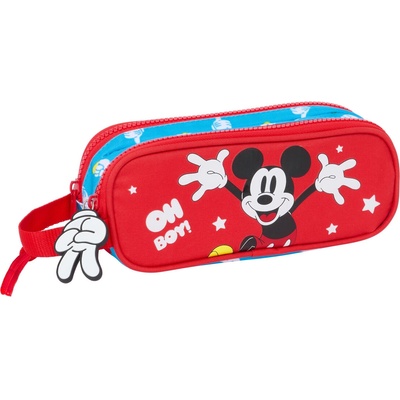 Mickey Mouse Clubhouse Двоен Моливник Mickey Mouse Clubhouse Fantastic Син Червен 21 x 8 x 6 cm