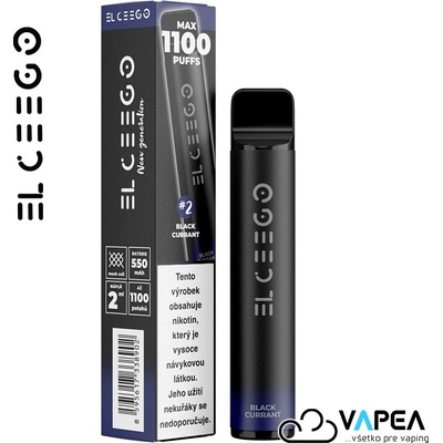 EL Ceego Black Currant 16,5 mg 1100 poťahov