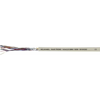 Helu 19004-500 datový kabel LiYY 4 x 2 x 0.14 mm² šedá 500 m