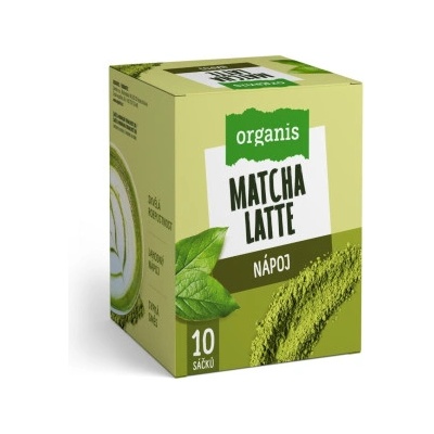 Allnature Organis Matcha Latte 10 x 17 g