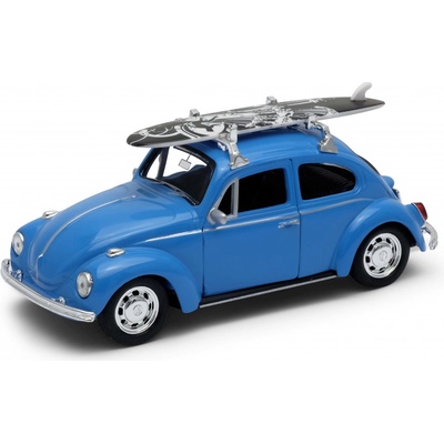 Welly Volkswagen Beetle model modrý 1:34