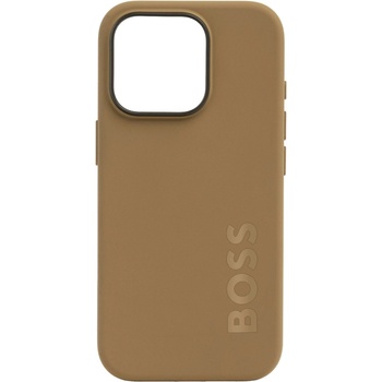 HUGO BOSS Калъф за телефон, за iPhone 16 Pro, карамел (2101070019)