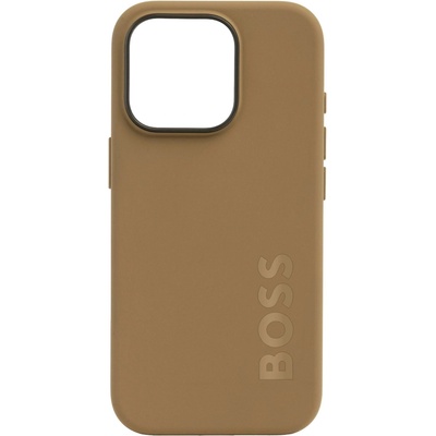 HUGO BOSS Калъф за телефон, за iPhone 16 Pro, карамел (2101070019)