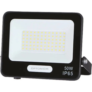 OPTONICA Led ПРОЖЕКТОР 50w 4000k ip65 ЧЕРЕН С КАБЕЛ 15cm optonica (3801057158266)