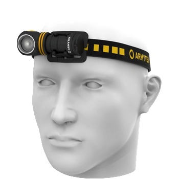 Armytek Headlamp Elf C1 USB-C бял LED ръчен фенер с мощност на батерията 1000 lm (F05003C)
