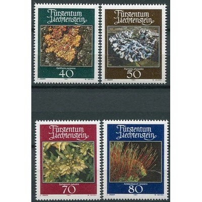 (1981) MiNr. 776 - 779 ** - Lichtenštejnsko - Mechy a lišejníky
