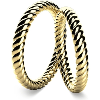 Bisaku Snubní Solid BIS B3323G Žluté zlato