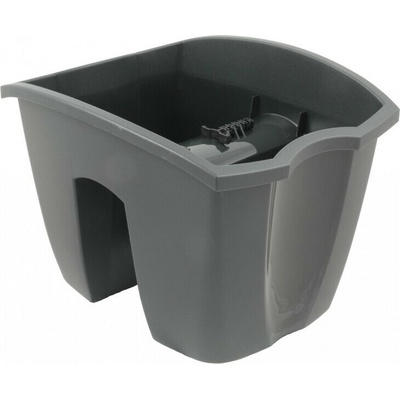 PlasticFuture Truhlík na zábradlie CROWL antracit 24,2cm