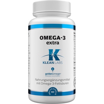 KLEAN LABS Omega-3 extra - 60 гел-капсули