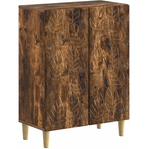 vidaXL Шкаф за баня DELFT Опушен дъб 59, 5 x 31 x 80 см (897060)