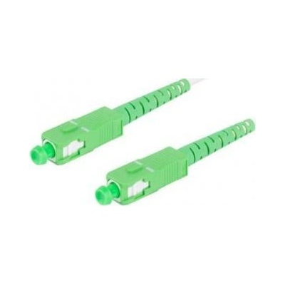 Lanberg Оптичен мрежов кабел с дължина 25 м и SC/APC-SC/APC конектори, Lanberg Z43077, SM, SIMPLEX 3.0MM G657B3 LSZH, бял (FO-SASA-SS31-0250-WH) (FO-SASA-SS31-0250-WH)